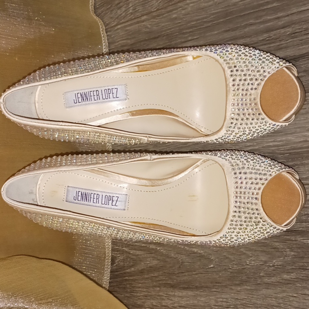 Limited Edition JL Blush Gemmy Heels - Size 7